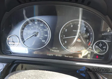 2015 BMW 535I из США, поврежденный, VIN WBA5B1C53FD919650